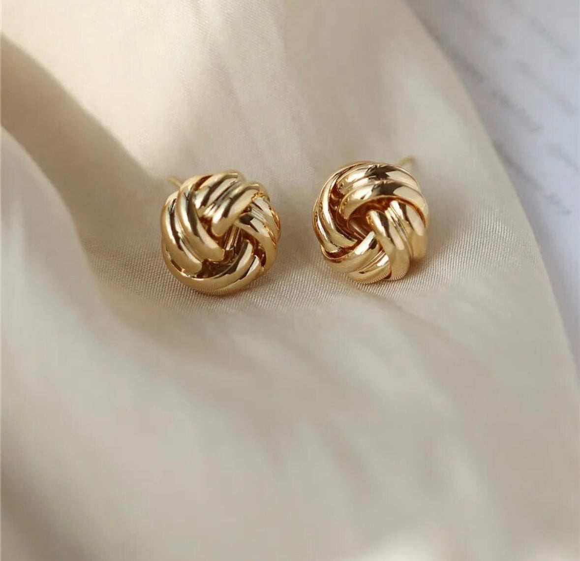 Knotted Up Stud Earrings