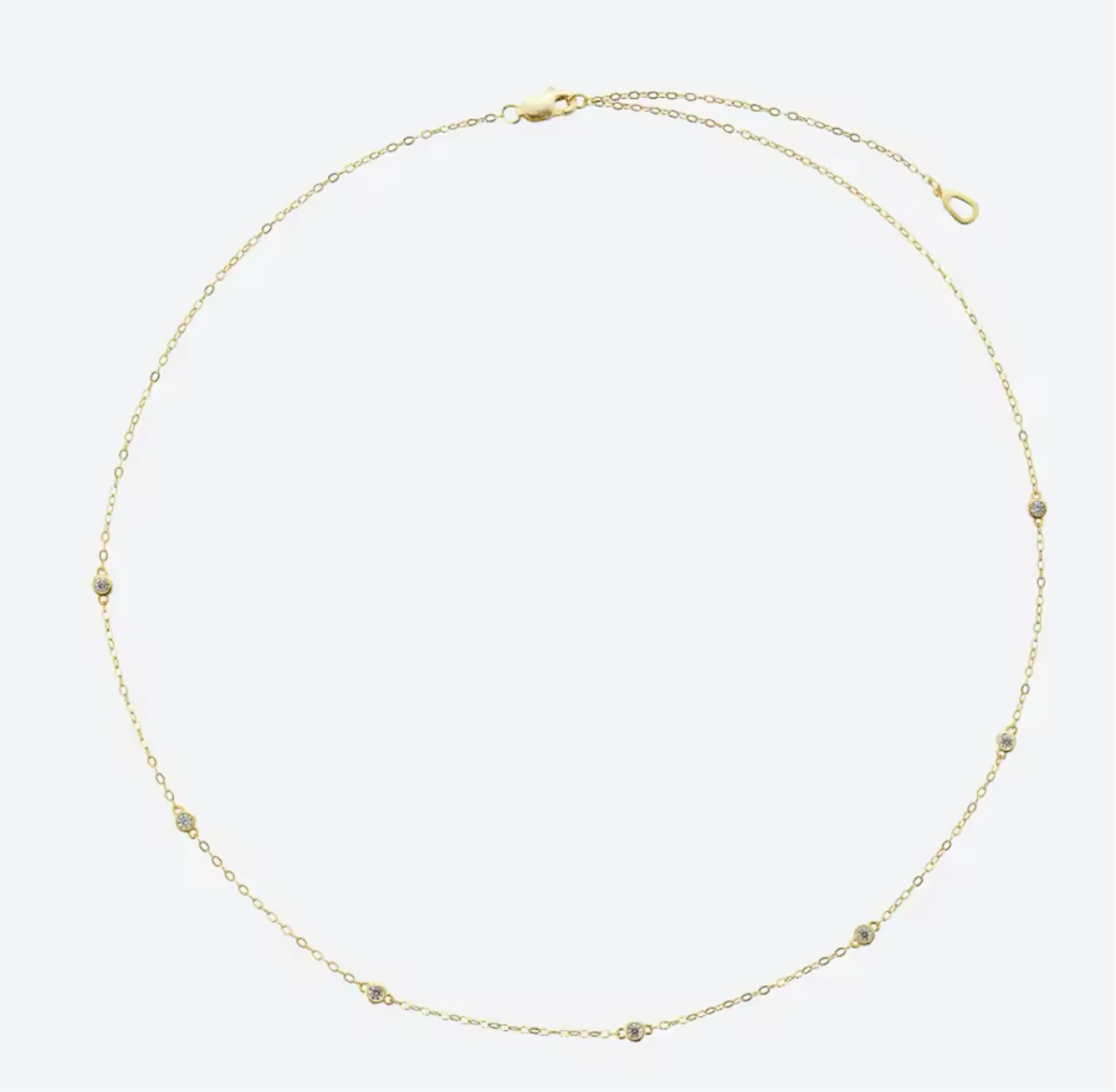 Dainty gold necklace