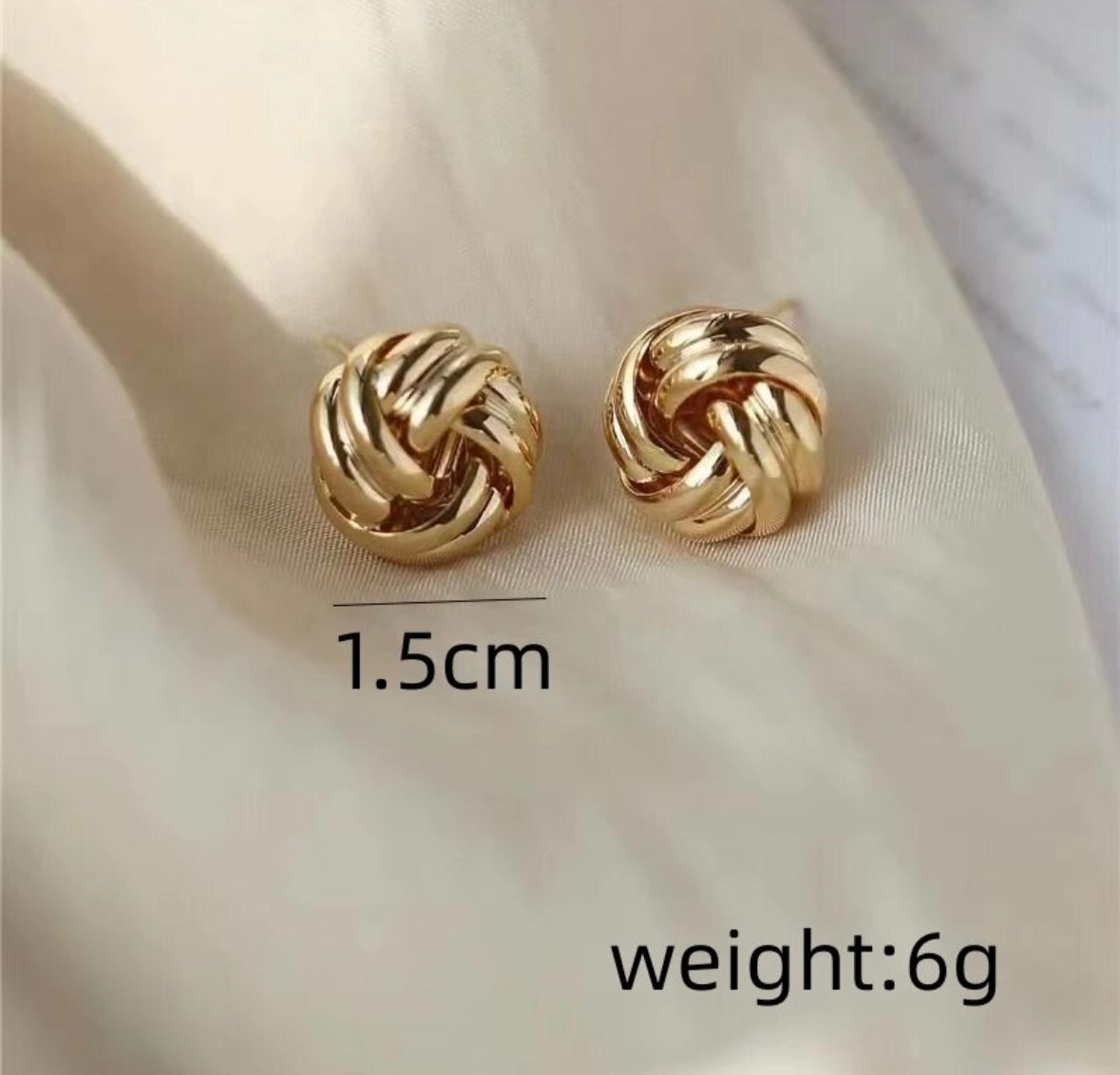 Knotted Up Stud Earrings